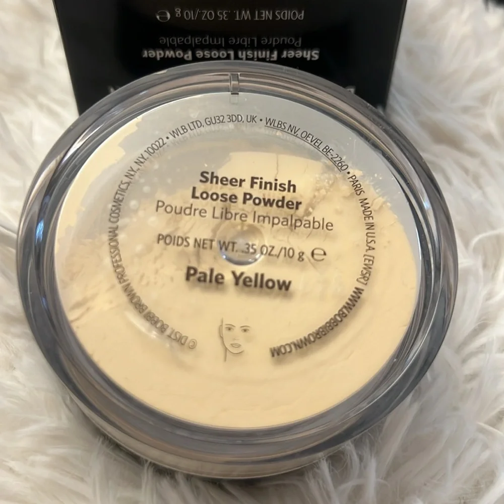 Bobbi Brown Sheer Finish Loose Setting Powder/Pale Yellow NIB